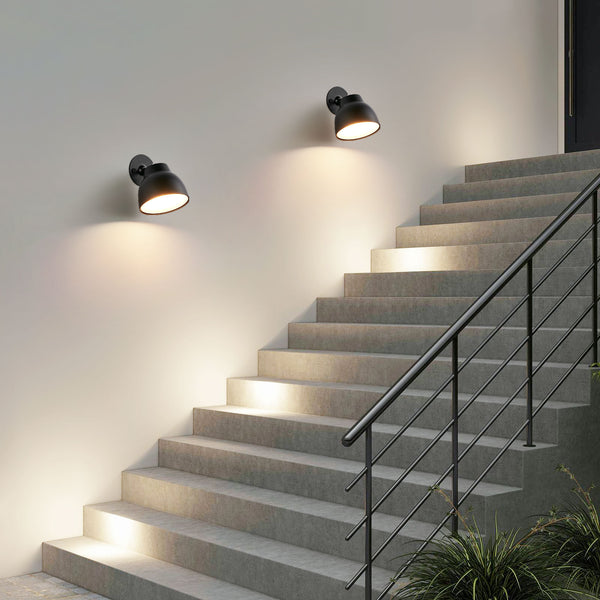 HARPER LIVING Rechargeable Wall Light, LED Wireless Wall Lamp with Touch Control, USB Battery Operated Wall Sconce-Black