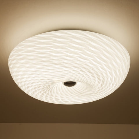 HARPER LIVING LED Ceiling Light, Glass Shade Ø:40cm, Natural White (4000K)