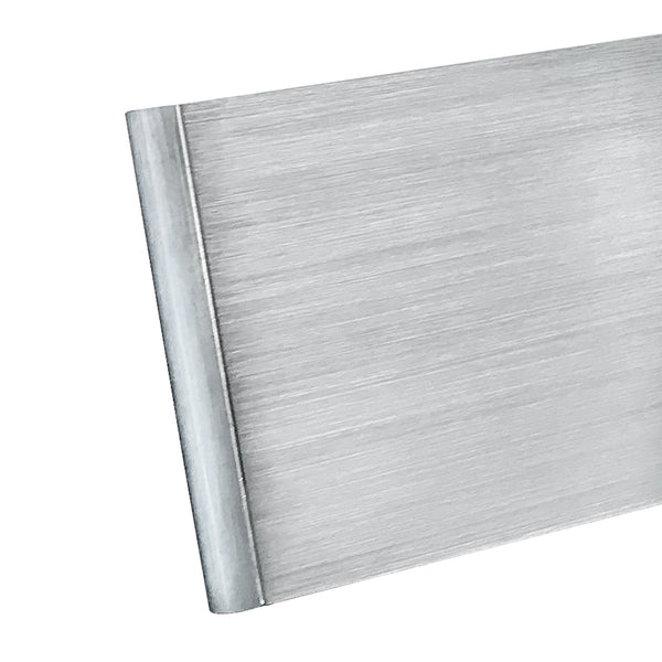 12W LED Up/Down Wall Light, Brushed Aluminium Finish Warm White (Non-Dimmable)