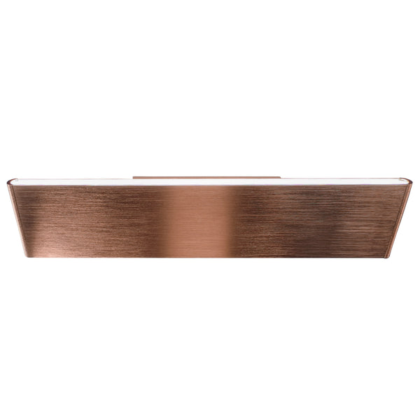 12W LED Up/Down Wall Light, Brushed Bronze Finish Warm White (Non-Dimmable)