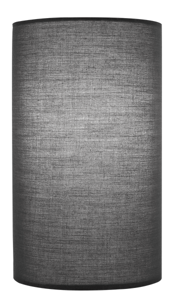 HARPER LIVING 1xE27/ES Wall Wash Light with Switch, Cylinder Fabric Shade, Suitable for LED Upgrade