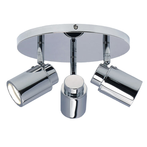 Bathroom Spotlight Ceiling Light, Polished Chrome Finish, Bulbs NOT Included