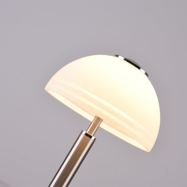 Single LED Table Lamp, On/Off Switch Polished Chrome Warm White 3000K