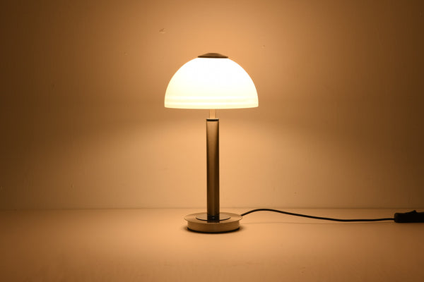 Single LED Table Lamp, On/Off Switch Polished Chrome Warm White 3000K
