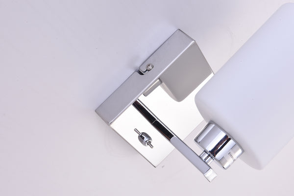 BIANCO 1xE14 Wall Light, On/Off Switch, Polished Chrome, Oval Shade