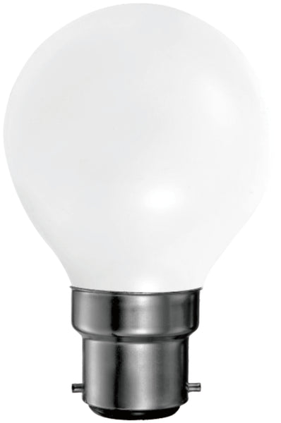 B22 5 Watts Dimmable LED Bayonet Filament golf Light Bulb, Warm White Opal Finish Packs of 3, 5 and 10