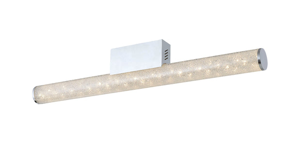 Modern Crushed Crystal LED Bathroom Mirror Light Ceiling Light IP44, 12 Watts Cool White (4000K) RRP: £124.50