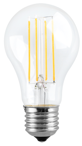 E27 8 Watts Dimmable LED GLS/A60 Standard Light Bulb, Cool White Packs of 3, 5 and 10