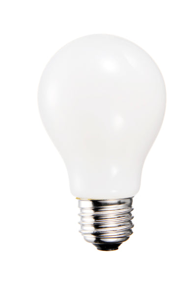 E27 8.5 Watts Dimmable LED GLS/A60 Standard Light Bulb, Opal Finish Cool White Packs of 3, 5 and 10