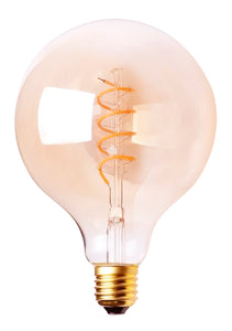 Harper Living G125/E27 4W Warm White Dimmable Vintage LED Bulb, Single Bulb