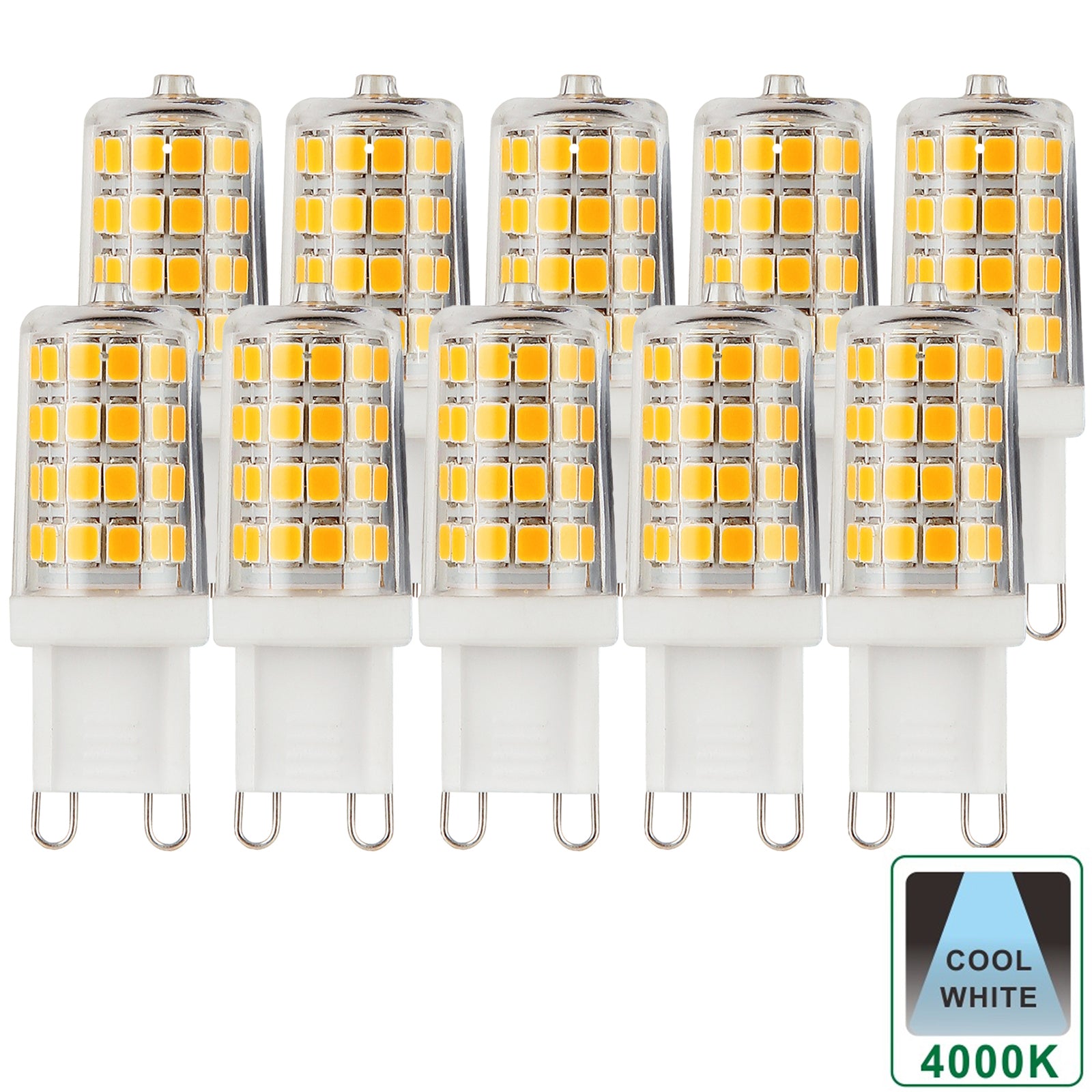 10 pack G9 Dimmable LED bulb