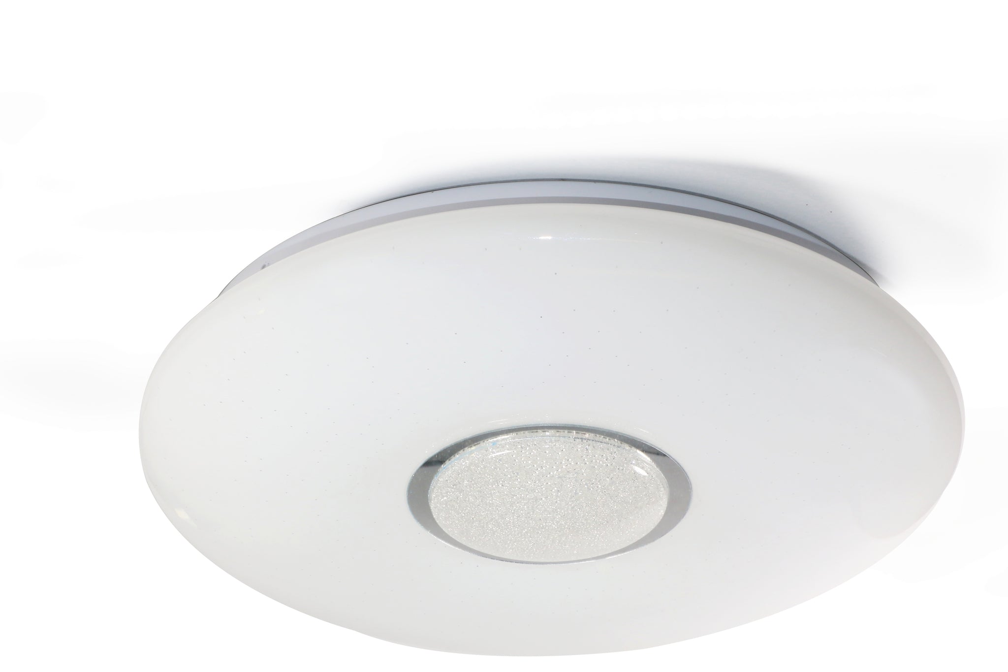 LED Smart Ceiling Light, 24 Watts RGB CCT 2700K-6500K, Dimmable, Remote Control Included